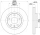 Диск тормозной VW Passat 96-00 PAGID 8DD 355 105-531 (фото 1)