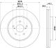 Тормозной диск перед. Lexus RX 03-08 3.0-3.5 (PRO) PAGID 8DD355114-981 (фото 4)