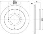 HELLA TOYOTA Диск тормозной задн.Land Cruiser 200,Sequoia,Tundra,Lexus LX 06- PAGID 8DD 355 116-331 (фото 4)