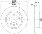 Тормозной диск Chevrolet Aveo, Cruze, Trax Opel Astra J, Mokka 1.3D-2.0D 05.09- PAGID 8DD 355 116-581 (фото 4)