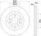 HELLA MAZDA Тормозной диск передн.Mazda CX-7/9 07- PAGID 8DD 355 118-201 (фото 4)