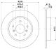 Диск тормозной зад. NISSAN QASHQAI 13- RENAULT KADJAR 15- 290X13 PAGID 8DD 355 122-771 (фото 4)
