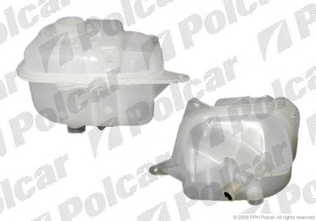 Бачок компенсационный Audi 100 85-90 1.8-2.3 Polcar 1307ZB-1 (фото 1)