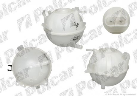 Бачок компенсаційний Audi A3, VW Caddy, Golf, Passat, Touran 1,2-3,2, 05- Polcar 1331ZB-1