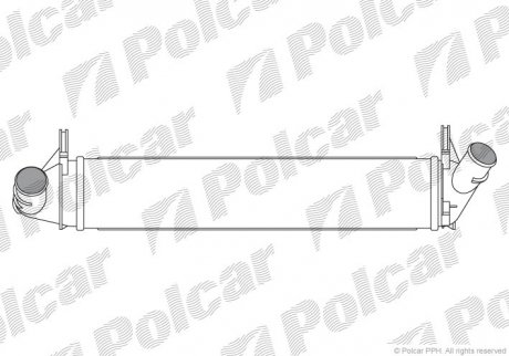 Інтеркулер Dacia Logan/Duster 1.5Dci 08- Polcar 2801J8-1