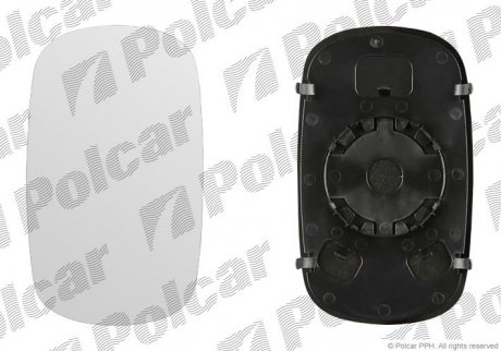 Скло дзеркала зовн. лів/прав Fiat Doblo 00-16 Polcar 3040541M