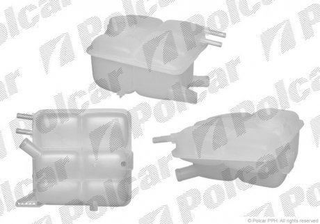 Бачок компенсационный Ford C-max/ Focus/Kuga 03-12 Polcar 3202ZB-1