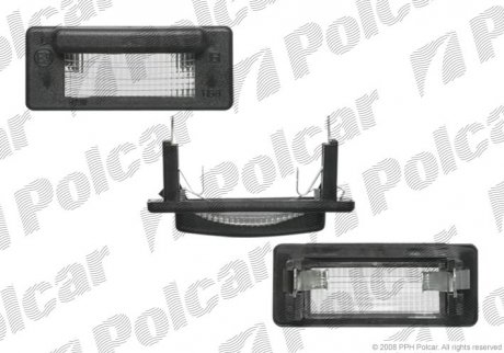 Фонарь номерного знака DB Sprinter / VW LT 95-05 Polcar 5062959E