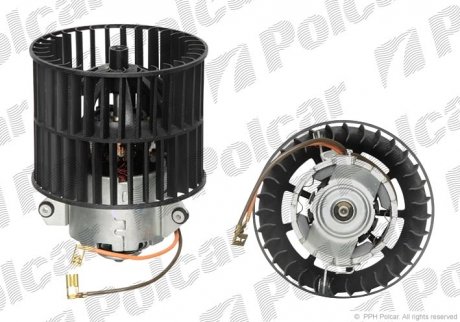 Вентилятор салону Opel Astra F, Calibra A, Vectra A Saab 900 1.4-2.5 04.88-01.05 Polcar 5507NU-1