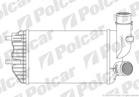 Интеркуллер Fiat Ducato 2.8JTD 94- Polcar 5702J8-1