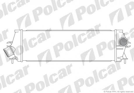 Интеркуллер Renault Trafic 2.0/2.5 DCI 06- Polcar 6027J8-1 (фото 1)