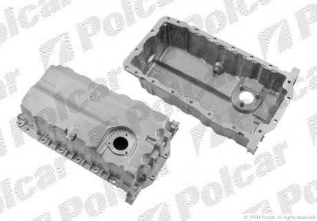 Поддон масляный двигателя VW Cady II 04- Polcar 9513MO-5