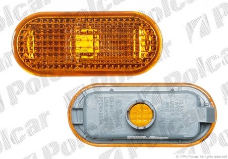 Указатель поворота передний (желтый)) VW T5 03- Polcar 9541195E