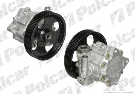 Насос кермового мех-му (з шківом Ø125mm 6pk) Citroen Jumpy Fiat Scudo, Ulysse 1.9D/2.0 02.95-12.06 Polcar S5023017