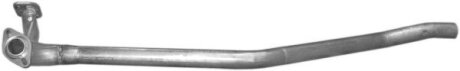 Алюм глушник. сталь, середн. частина Mazda 6 2.0i-16V 05-07 POLMOSTROW 12.127