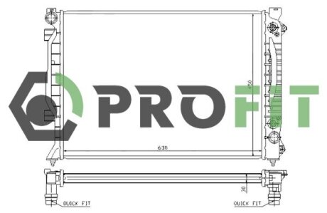 Радиатор охлаждения PROFIT 1740-0001