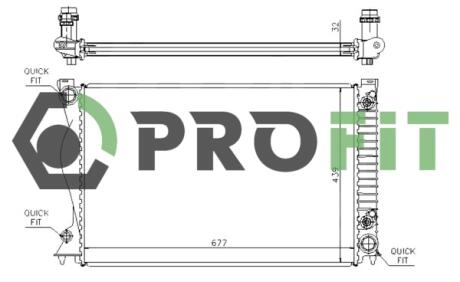 Радіатор охолоджування PROFIT 1740-0002