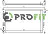 Радиатор охлаждения PROFIT 1740-0266 (фото 1)