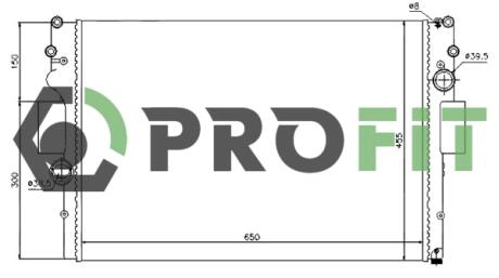 Радиатор охлаждения PROFIT 1740-0701