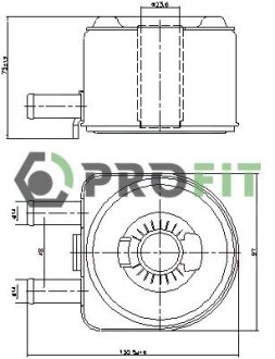 Радіатор масляний PROFIT 1745-0024 (фото 1)