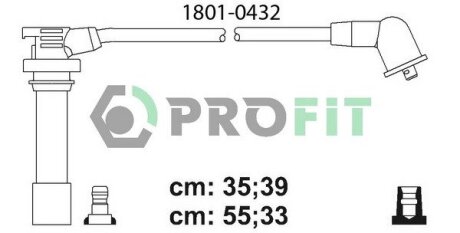 Комплект кабелей высоковольтных PROFIT 1801-0432