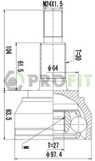 ШРУС PROFIT 2710-1659