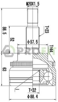 ШРУС PROFIT 2710-1671