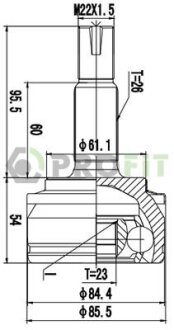 ШРУС PROFIT 2710-3023