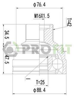 ШРУС PROFIT 2710-3055 (фото 1)