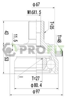 ШРУС PROFIT 2710-3061