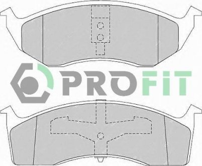 Колодки гальмівні дискові PROFIT 5000-1098