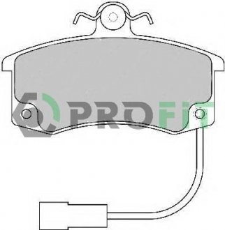 Колодки тормозные дисковые PROFIT 5000-1325