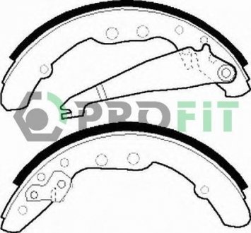 Колодки гальмівні барабанні PROFIT 5001-0409 (фото 1)