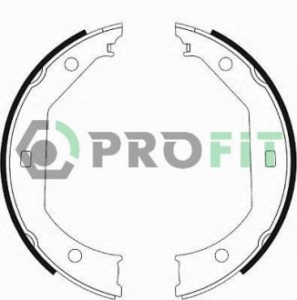 Колодки тормозные барабанные PROFIT 5001-0585 (фото 1)