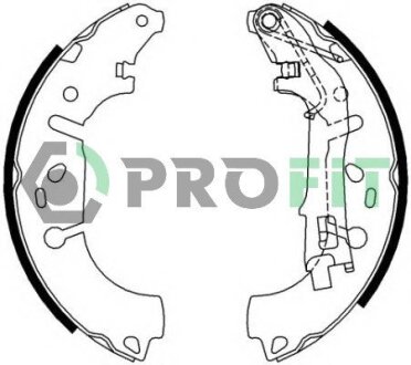 Колодки тормозные барабанные PROFIT 5001-0682
