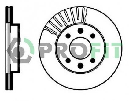 Диск тормозной PROFIT 5010-0158