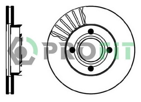 Диск тормозной PROFIT 5010-0193