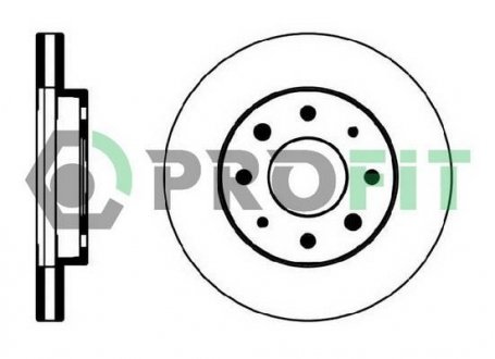 Диск тормозной PROFIT 5010-0885