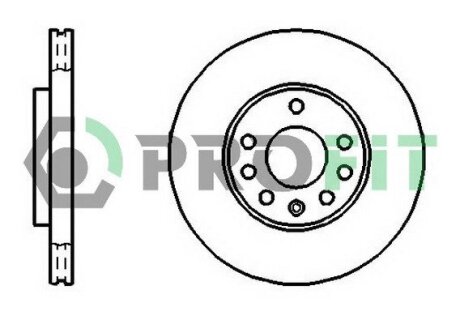 Диск тормозной PROFIT 5010-1042