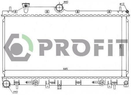 Радиатор охлаждения PROFIT PR 2910A2 (фото 1)