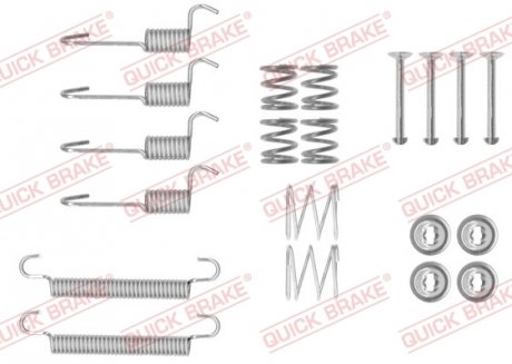 Комплект пружинок колодок стояночного тормоза QUICK BRAKE 105-0008