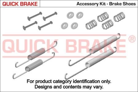 Комплект пружинок колодок стояночного тормоза QUICK BRAKE 105-0016