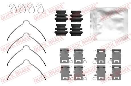 Комплект прижимних планок гальмівного супорту QUICK BRAKE 109-0201