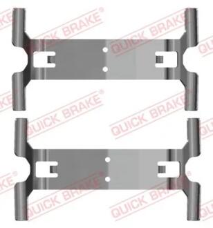 Комплект прижимних планок гальмівного супорту QUICK BRAKE 109-0204