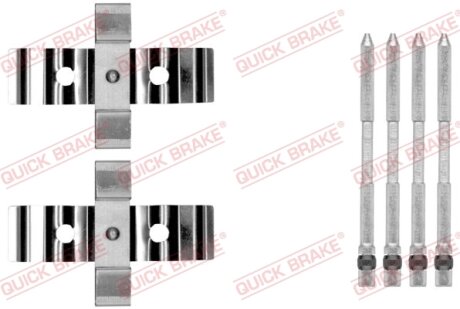 Монтажний комплект гальмівної накладки QUICK BRAKE 1091848