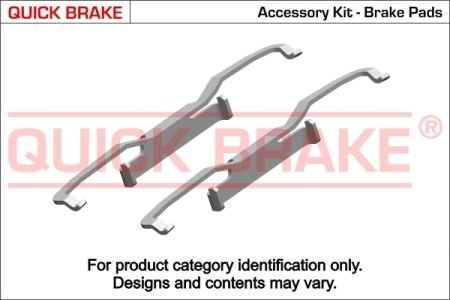 Монтажный к-кт тормозных колодок QUICK BRAKE 109-1849