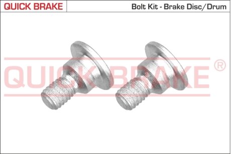 Монтажний болт гальмівного диску QUICK BRAKE 11660K