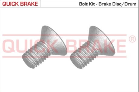 Болти кріплення гальм. дисків QUICK BRAKE 11669K