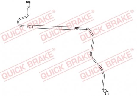 Тормозной шланг QUICK BRAKE 96.017