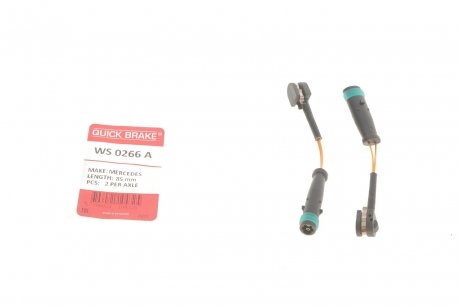 Гальмівні аксесуари QUICK BRAKE WS 0266 A